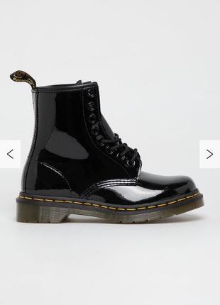 Dr martens  ботинки трендовые лаковые кожаные