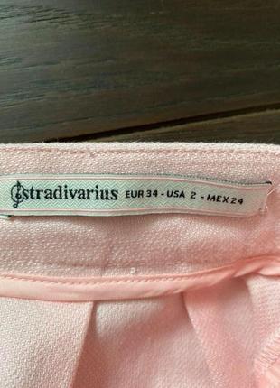 Рожева спідниця міні stradivarius5 фото
