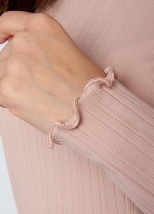 Женский джемпер рубчик, красивый лонгслив рубчик, женская блуза, батник женский