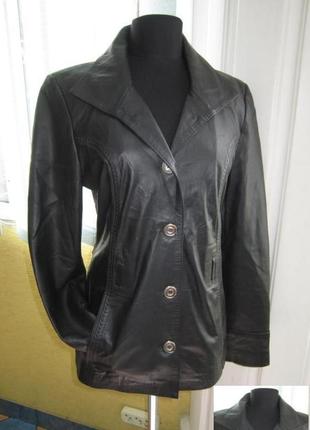 Модная  женская кожаная куртка-пиджак  kircilar. 46р. лот 11361 фото