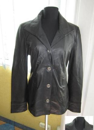 Модная  женская кожаная куртка-пиджак  kircilar. 46р. лот 11362 фото