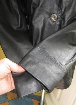Модная  женская кожаная куртка-пиджак  kircilar. 46р. лот 11367 фото