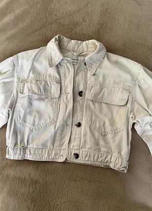 Джинсовый пиджак pull & bear xs