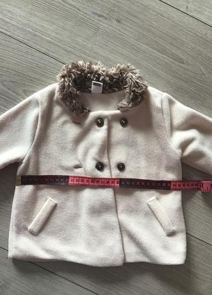 Пальто для дівчинки 80-86