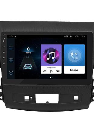 Штатная магнитола lesko для peugeot 4007 2007-2012 экран 9" 1/16gb/ wi-fi optima gps android 8шт