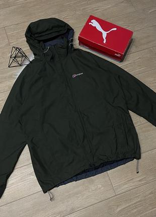 Чоловіча куртка вітровка хакі berghaus xl оригінал2 фото