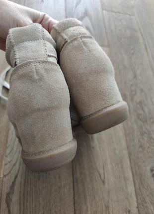 Натуральные замшевые кожаные сникерсы ботинки кроссовки 38й3 фото