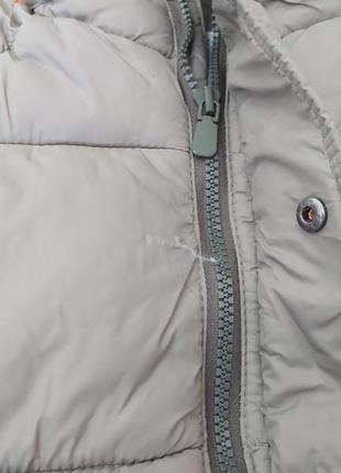 Зимняя куртка zara цвет хаки 983 фото