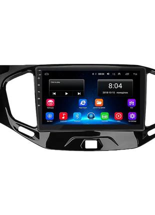 Штатная магнитола lesko для lada (ваз) vesta i 2015-н.в. экран 9" 2/32gb wi-fi gps base