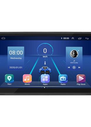 Штатная магнитола 9" lesko для fiat scudo ii 2007-2016 2/32gb wi-fi gps base фиат