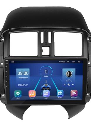 Штатна магнітола екран 9" lesko для nissan almera iii (g15) 2012-2018 2/32gb/ 4g/ wi-fi premium ніссан