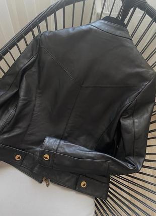 Куртка курточка кожаная оригинал versace6 фото