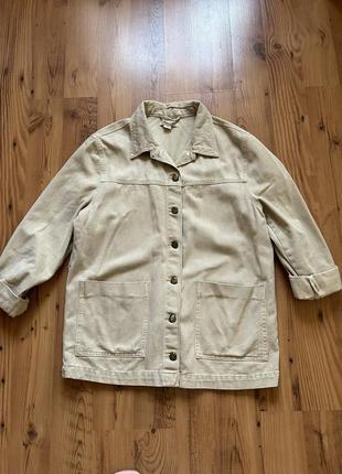 Пиджак пальто тренч джинсовый