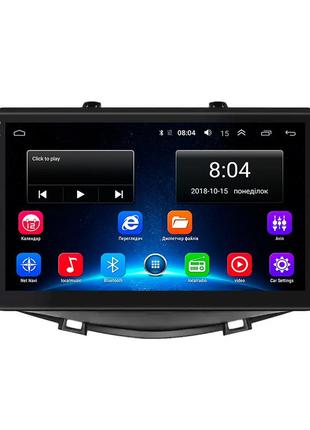 Штатна магнітола lesko для lifan x60 i рестайлінг 2015-2016 екран 9" 2/32gb wi-fi gps base