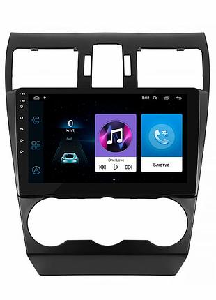 Штатная магнитола lesko для subaru forester (2015-2018 г.) 9" 1/16gb wi-fi optima gps-модуль android субар 6шт