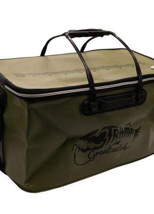 Сумка рибальська tramp з eva olive 45x25x25см (m) utrp-030