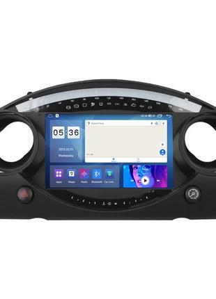 Штатна магнітола lesko для mini hatch i (r50) 2000-2006 екран 9" 4/64 gb carplay 4g wi-fi gps prime міні хітч