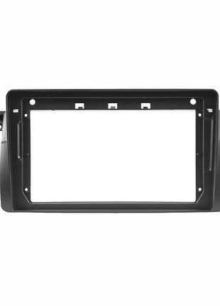 Переходная рамка lesko 9" для автомобилей bmw 3 series (e46) 1998-2005 (6551) black бмв
