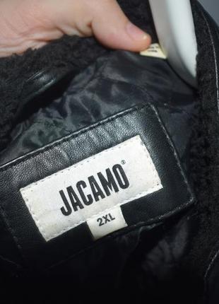 Куртка кожаная бомбер jacamo8 фото