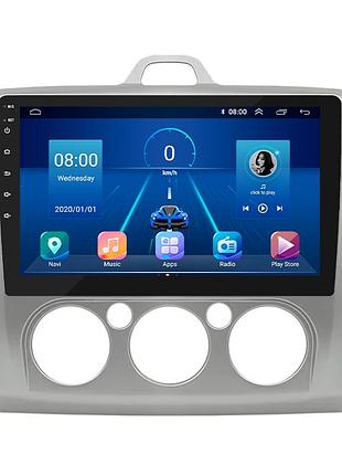 Штатна магнітола lesko для ford focus ii (north america) 2007-2010 9" 2/32gb 4g wifi premium gps android форд