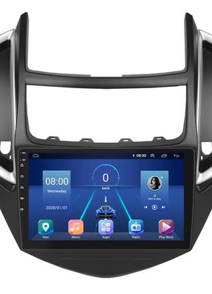 Штатная магнитола 9" lesko для chevrolet trax i 2013-2017 4/32gb 4g wi-fi gps top шевроле тракс