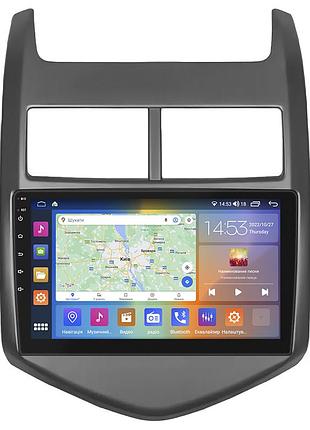 Штатная магнитола 9" lesko для chevrolet aveo ii 2011-2020 2/32gb carplay 4g wi-fi gps prime шевролет 4шт
