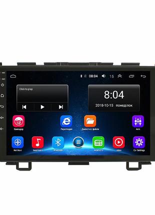Штатна магнітола lesko для honda cr-v iii 2006-2009 екран 9" 2/32gb/ wi-fi base gps android хонда