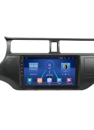Штатная магнитола lesko для kia rio iii 2011-2015 экран 9" 2/32gb/ 4g/ wi-fi premium gps android киа рио
