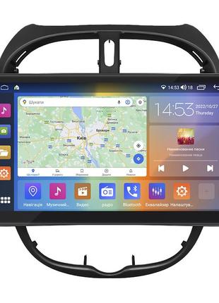 Штатная магнитола 9" lesko для peugeot 206 1998-2012 2/32gb carplay 4g wi-fi gps prime пежо