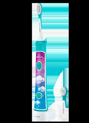 Электрическая зубная щетка philips sonicare hx6322/04 for kids (2 нас)