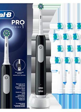 Электрическая зубная щетка oral-b d305.513.3 pro series 1 black