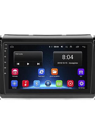 Штатная магнитола 9" lesko для toyota fortuner ii рестайлинг 2020-н.в. 2/32gb wi-fi gps base