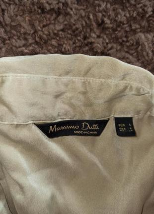 Блуза женская massimo dutti р.l2 фото