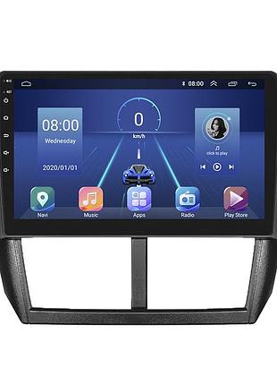 Штатная магнитола 9" lesko для subaru impreza iii 2007-2011 4/64gb/ 4g/ wi-fi/ carplay субару