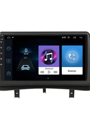 Штатна магнітола lesko для renault clio iii рестайлінг 2009-2014 екран 9" 1/16gb wi-fi gps base