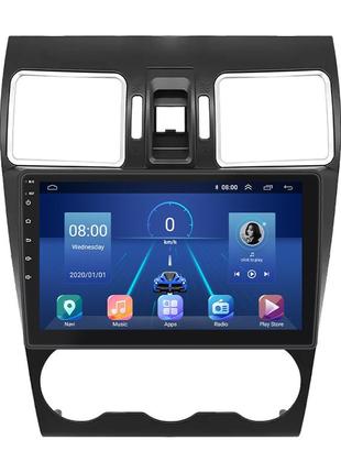 Штатная магнитола lesko для subaru xv i 2011-2016 экран 9" 2/32gb 4g wi-fi gps top субару