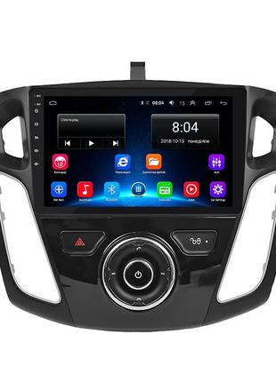 Штатна магнітола lesko для ford focus iii 2011-2015 екран 9" 2/32gb/ wi-fi optima gps android