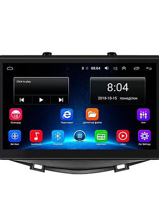 Штатна магнітола lesko для lifan x60 i 2011-2015 екран 9" 2/32gb wi-fi gps base ліфан