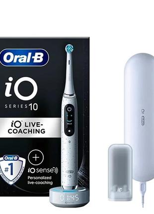 Электрическая зубная щетка oral-b io 10 stardust white (iom10.1a3.1ad)