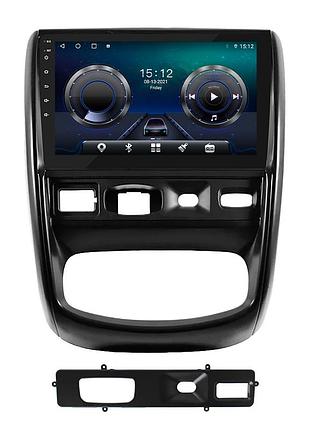 Штатна магнітола lesko для renault duster i 2010-2015 екран 9" 4/64gb/4g/ wi-fi/carplay premium android 4 шт.