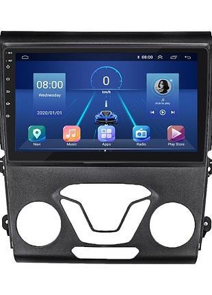 Штатна магнітола 9" lesko для ford fusion (north america) ii 2012-2016 6/128gb 4g wi-fi gps top