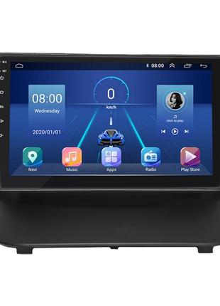 Штатна магнітола lesko для ford fiesta mk6 рестайлінг 2012-2019 екран 9" 4/32gb 4g wi-fi gps top форд 3шт