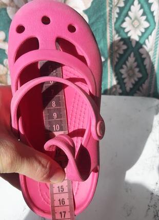 Детские кроксы сандалии босоножки девочке аквашузы пляжная обувь мокасины crocs5 фото