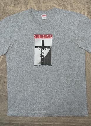 Футболка supreme “loved by the children”, made in usa, оригінал, розмір s