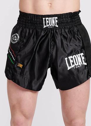 Шорти для тайського боксу leone flag black xl