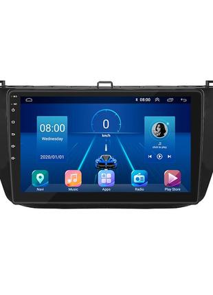 Штатная магнитола 10" lesko для volkswagen tiguan ii 2016-2020  2/32gb/ 4g/ wi-fi premium вольксваген 3шт