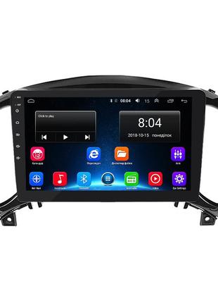 Штатная магнитола lesko для nissan juke i рестайлинг 2014-2019 экран 9" 2/32gb/ wi-fi optima gps android 13шт