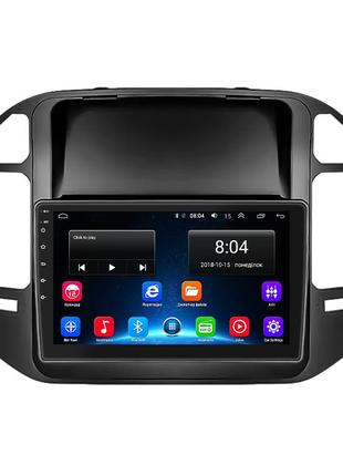 Штатна магнітола 9" lesko для mitsubishi pajero iii рестайлінг 2002-2006 2/32gb/ wi-fi gps optima міцуб 4 шт.