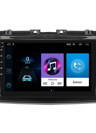 Штатна магнітола 9" lesko для toyota previa iii (xr50) 2006-2019 1/16gb/ wi-fi base тойота 3 шт.