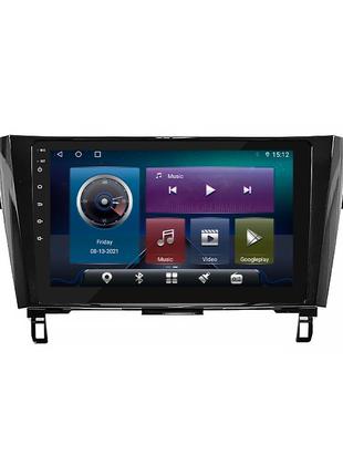 Штатная магнитола lesko для nissan qashqai ii рестайлинг 2017-н.в. экран 10" 4/64gb 4g wi-fi gps top gps н 4шт